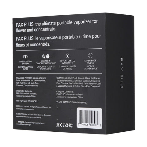 pax 3 shatter PAX PLUS NEW - COMPLETE KIT VAPORIZER - DUAL USE