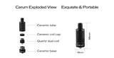 Yocan Cerum wax atomizer black for sale in Canada and the US