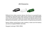 Yocan Cerum wax atomizer black white for sale in Canada